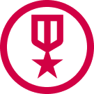 Logo estrella roja Gomivent