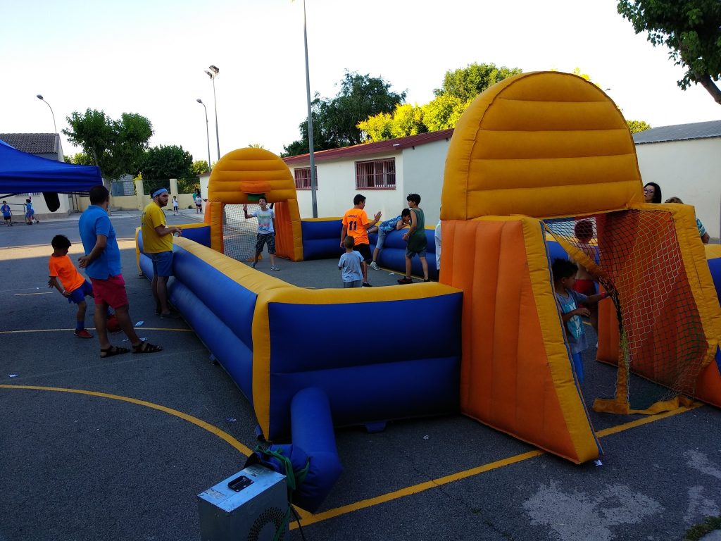 Hinchable fútbol Gomivent