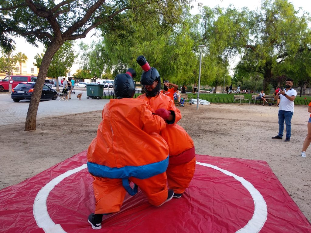 Hinchable sumo Gomivent