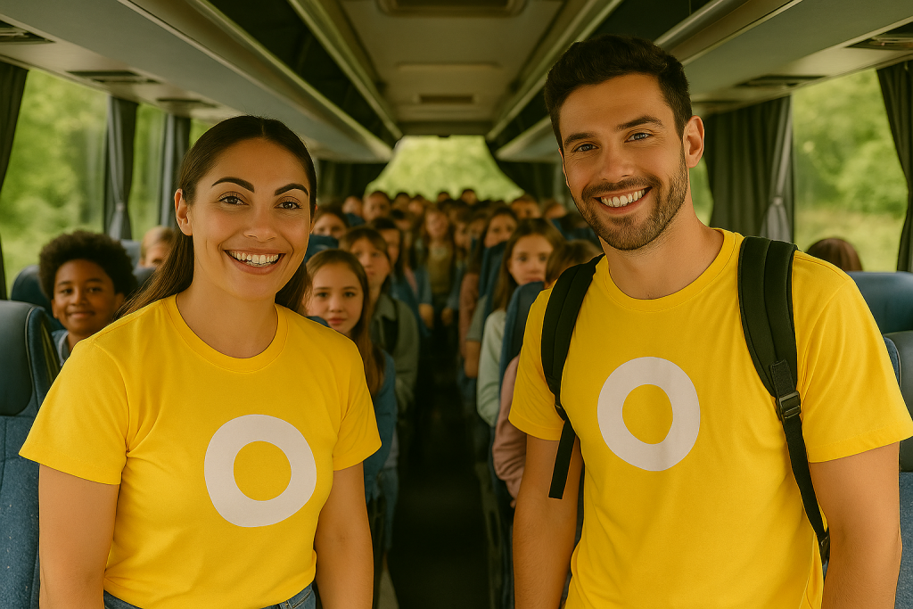Viaje escolar bus