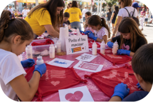 taller de pintar pañuelos valencia