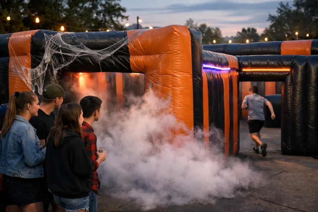 Laberinto hinchable: dale a tus eventos un toque inesperado