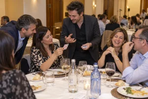 Magia en una cena corporativa en Valencia